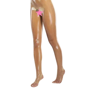 Combinaison moulante transparente en PU pour femme, col roulé, sans manches, dos nu, taille haute, longueur intégrale, tenue de club - Product Image 2