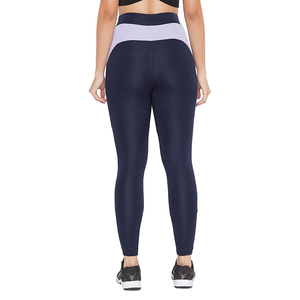 Ensemble de yoga pour femmes de qualité supérieure, matériau durable en spandex/nylon, respirant, léger, taille élastique, devant uni, personnalisable - Product Image 2