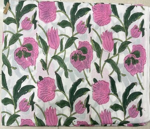 Pure Cotton Rapid Hand Block Print Fabric for Dresses Kurtis and Home Furnishing Soft Breathable Traditional Printed Textile - Product Image 3