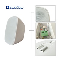 Haut-parleur mural pour haut-parleur extérieur Ip65 avec radiateur passif Haut-parleur 100V 8Ω 4 "pour un usage commercial