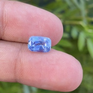 Saphir bleu naturel non chauffé, 2,27 carats, 9x6 mm, octogone, Ceylan - Product Image 4