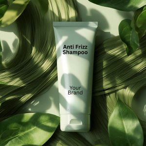 Custom Private Label Anti-Frizz <b>Shampoo</b> Cream Hyaluronic Acid Silicone-Free Formula Moisturizing Smoothing for All Hair Types - Product Image 1
