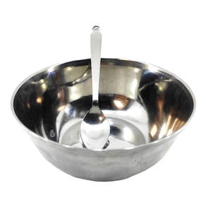 Bol en acier inoxydable avec cuillère et verre à boire Bol en acier de dernière conception Offre Spéciale - Product Image 6