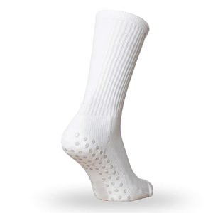 <b>Customized</b> Color Crew Athletic <b>Socks</b> Anti-Slip <b>Grip</b> Pads Basketball Gym Use Breathable Spandex/Polyester/Cotton Youth Bottom - Product Image 2