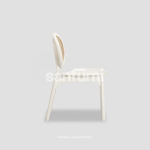 Silla de comedor de madera de teca simple y moderna, muebles Premium de alta calidad para hoteles y apartamentos, precio al por mayor - Product Image 5