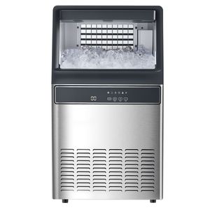 Macchina Commerciale per Produzione Ghiaccio, Capacità di Stoccaggio 500kg, 33 libbre di Ghiaccio, 50 Cubetti in 15 Minuti, LED Digitale, Nuova - Product Image 1