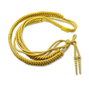 2026 Custom Made Ceremonial Gold Uniform Ceremonial Aiguillette Customized Color Ceremonial Shoulder Cord Aiguillette Uniform - Product Image 4
