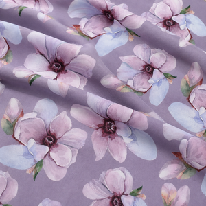 Échantillon Gratuit Tissu Popeline 100% Coton Peigné Biologique Personnalisé Imprimé Numérique Fleurs Robes Chemises Vêtements pour Femmes et Garçons - Product Image 4
