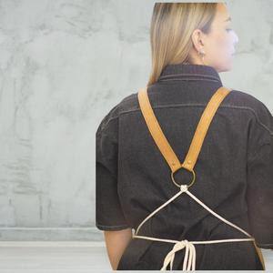 Artisan Made Genuine Leather Apron Smell Proof Foldable Casual Multi-Function Superior Craftsmanship Professional Protection for - Product Image 4