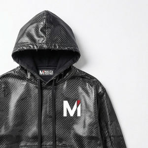 Sweat-shirt à capuche personnalisé en coton 100% pour homme, imprimé intégral, style streetwear, coupe classique, en molleton, avec graphisme 3D - Product Image 2