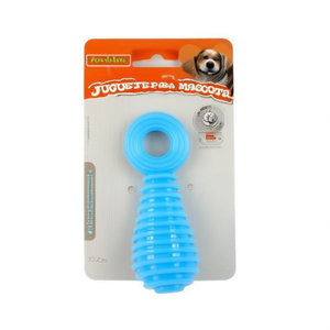 Juguete Masticable para Perros Yommy, Forma de Anillo, 10.5cm, Azul, Rosa, Verde Azulado - Product Image 2