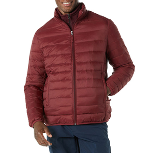 Mens puffer <b>jacket</b> winter coat with zip front insulated warm and lightweight ideal for casual outdoor activities or <b>travel</b> - Product Image 5