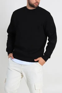 Sudadera con Capucha de Invierno para Hombre, Tejida, Gruesa, 320g, Forro Polar, Poliéster/Algodón, Antiencogimiento, Diseño de Calaveras Estampadas, Talla Grande - Product Image 6