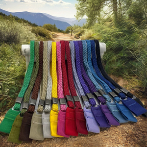 Olive Green Lanyard Walking Cane Parts & Accessories nylon DONG CHANG textile - Product Image 5