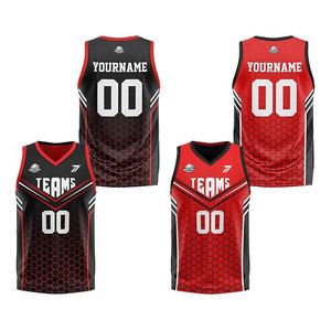 Basketbaltenues voor volwassenen en jeugd, omkeerbaar, lichtgewicht, ademend, op maat gemaakte teamkleur, logo, groothandel, rechtstreeks van de fabriek - Product Image 1