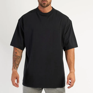 T-shirt décontracté pour homme Represent, coupe oversize, manches courtes, col rond, couleur unie, en jersey tricoté respirant en coton, avec logo frontal - Product Image 3