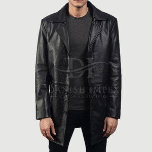 Manteau en cuir pour homme, dernière collection, respirant, de qualité supérieure, best-seller, faible MOQ, pour vente en ligne. - Product Image 5
