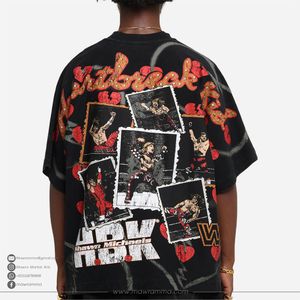 Camiseta Mawra Extra Grande, 100% Algodón, Ecológica, Transpirable, con Estampado Gráfico DTG, Estilo Urbano Vintage, Logotipo Personalizado, Unisex - Product Image 2