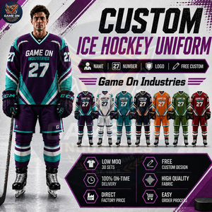 High Performance Apparel OEM Private Label Custom Ice Hockey Teamwear Wholesale Sports Jersey Matching Pants Athletic Uniform - Product Image 2
