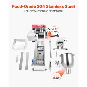 Macchina Automatica Commerciale per Ciambelle a Fila Singola, Elettrica ad Alta Potenza, 90 Pezzi/Ora, Attrezzatura per Ciambelle in Acciaio Inossidabile per Panifici Commerciali - Product Image 5