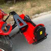 120hp Tractor agrícola 3 puntos Mulcher Forestal pionero Máquina Rueda Tractor Cepillo Mulchers PTO Bosque Mulcher Agricultura