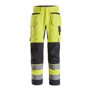 <span class=keywords><strong>Pantalon</strong></span> de <span class=keywords><strong>travail</strong></span> haute visibilité pour homme <span class=keywords><strong>Snickers</strong></span> avec bandes réfléchissantes et renforts aux genoux Jaune et noir - Product Image 1