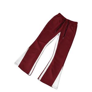 Pantalon de jogging décontracté pour homme Player Network, coupe évasée, épais, respirant, en laine et coton élasthanne, avec cordon de serrage et taille élastique - Product Image 1