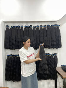 Extensions de cheveux en vrac, 100% cheveux humains vietnamiens, non traités, vierges, meilleur fournisseur, prix de gros du Vietnam - Product Image 4