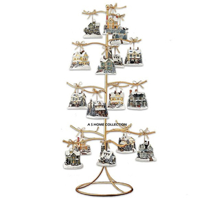 Supports de présentation de Noël les mieux notés, couleur noire, design moderne, éclairage LED, utilisation en métal pour Noël, au meilleur prix - Product Image 3