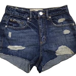 กางเกงขาสั้นเอวสูงสำหรับผู้หญิงทรงสกินนี่แบบลำลองฟอกระบายอากาศได้ดีมีกระดุมทรงสกินนี่ผ้าฝ้าย100% ฤดูใบไม้ร่วง - Product Image 1