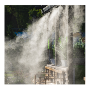 <b>Outdoor</b> Mist Sprayer System 6M Micro Spray Garden Atomization Fine Misting Humidification Water Powered Manual Control - Product Image 2