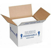 Caja Refrigeradora Aislada de Espuma de Poliestireno con Tapa para Envíos Médicos y de Productos Sensibles a la Temperatura