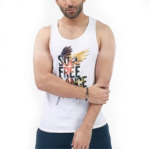 Camiseta sin Mangas Deportiva para Hombre, Transpirable, de la Mejor Calidad, en Oferta, Estampada, 100% Algodón Orgánico - Product Image 3