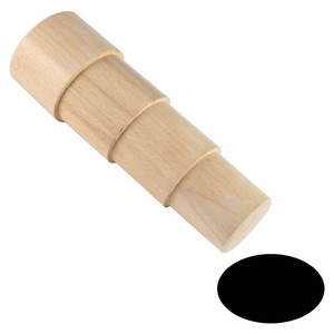 Bangle Mandrel Wire Wrapping Tool Jewelry <b>Adjustment</b> Repair Tools <b>Adjust</b> Oval Round Wood and Cast Steel Bracelet Mandrel - Product Image 2