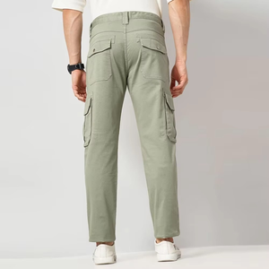 Pantalon cargo pour homme, pantalon cargo multi-poches, pantalon droit personnalisé, pantalon cargo pour homme - Product Image 5