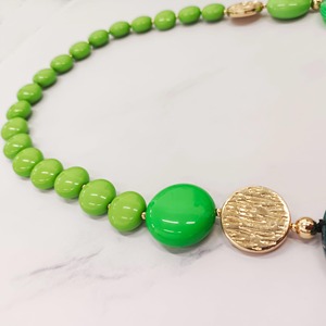 Collar Geométrico de Resina Ecológico de Primera Calidad para Exportación, Joyería de Moda Unisex Hecha a Mano, Perfect Enterprises India - Product Image 2