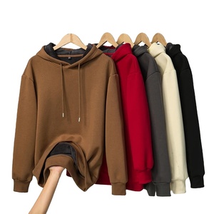 Wholesale Men's 100% Cotton Fleece Sweatshirt Drop Shoulder Hoodie with Custom GSM Casual Wear Embroidered Puff Printing Winter - Product Image 1