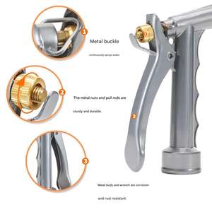 <span class=keywords><strong>Irrigatore</strong></span> in Metallo GS16 Bluebird da 5 Pollici, Ugello Spray Resistente <span class=keywords><strong>per</strong></span> Irrigazione di Ortaggi e Giardinaggio - Product Image 2