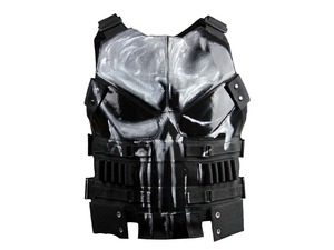 Gilet tactique en cuir Punisher pour homme, costume de cosplay Saison 3 - Product Image 4