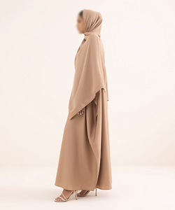Abaya musulmane pour femmes en polyester, de qualité supérieure, personnalisable en couleur, taille et style, avec logo sur mesure, vente en gros, dernier design 2026 - Product Image 2