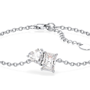 REYES Pulseras de Eslabones Personalizables de Oro Blanco de 14K con Diamantes Cultivados en Laboratorio de 1.8 Quilates, Joyería de Lujo para Regalo de Aniversario o Boda para Mujer - Product Image 4
