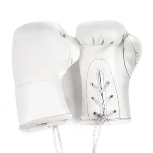 Porte-clés en acier inoxydable, mini gants de boxe personnalisés, cuir PU, haute qualité, léger, cadeau tendance, logo personnalisé - Product Image 3