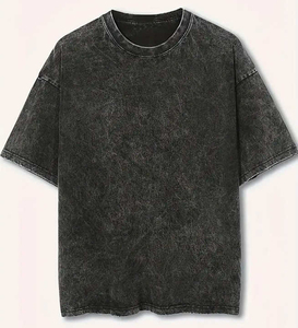 Camiseta con Lavado Ácido de Marca Privada, Diseño Único con Lavado Mineral para una Marca de Boutique Exclusiva, Ropa al por Mayor - Product Image 1