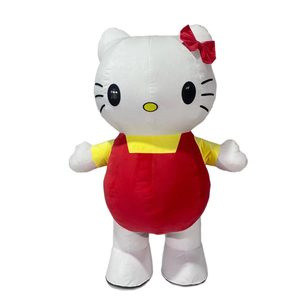 Disfraz <span class=keywords><strong>Inflable</strong></span> de Gato Beige, Traje de Animal de Dibujos Animados para Caminar, para el Día del Niño, Carnaval y Promoción en Centros Comerciales - Product Image 1