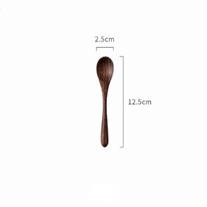 Cuchara de Cocina Ecológica de Madera Natural, Utensilio de Cocina de Madera Maciza para Remover, Freír y Servir Platos, en Venta - Product Image 6