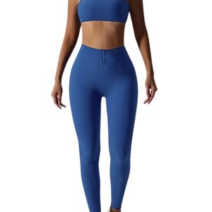Leggings de Yoga de Compresión con Cordón Ajustable para Mujer, OEM ODM, Pantalones Deportivos para Gimnasio con Efecto Levanta Glúteos, Venta al Por Mayor - Product Image 1