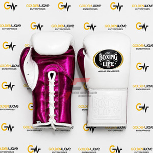 Personalised Made Best Quality Original Leather <b>Top</b> Printed No Boxing Noo Life Set Professional Adult Mma Fighting Training Set. - Product Image 3
