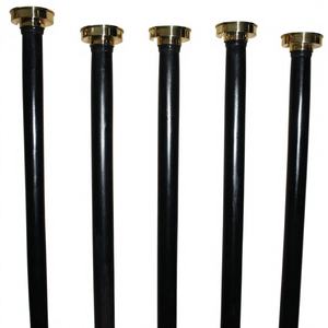 Bâtons de marche à poignée de boussole en laiton, cannes de marche en bois, bâtons de marche nautique et cannes, - Product Image 1