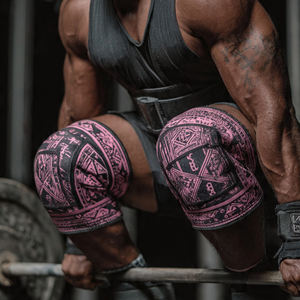 Soporte de Rodilla OEM para Sublimación, Soporte de Rodilla Impreso para Levantamiento de Pesas, Manguito de Codo Impreso para Entrenamiento - Product Image 1