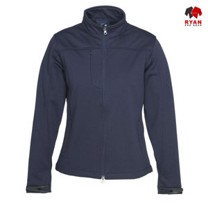 แจ็คเก็ตซอฟต์เชลล์แบบมีซิปสำหรับผู้ชาย ดีไซน์สั่งทำพิเศษจาก Ryan Pro Gear พร้อมโลโก้สั่งทำพิเศษ ระบายอากาศได้ดี - Product Image 4